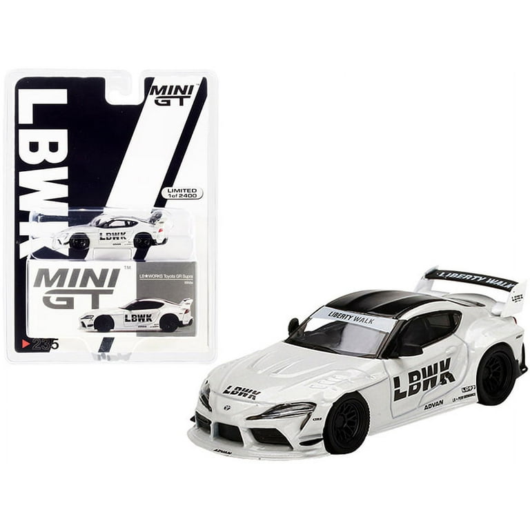 Toyota GR Supra LB WORKS Off White Metallic with Black Top