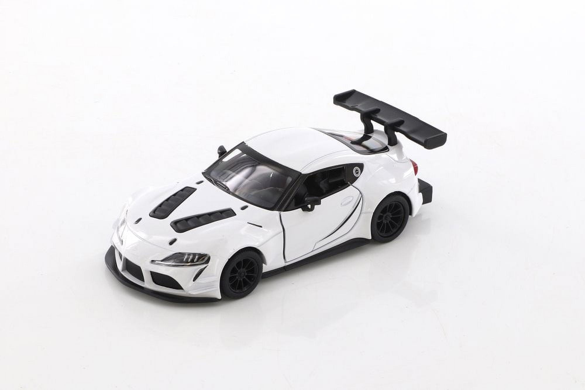 Toyota GR Supra Racing Concept , White - Kinsmart 5421D - 1/36 scale ...