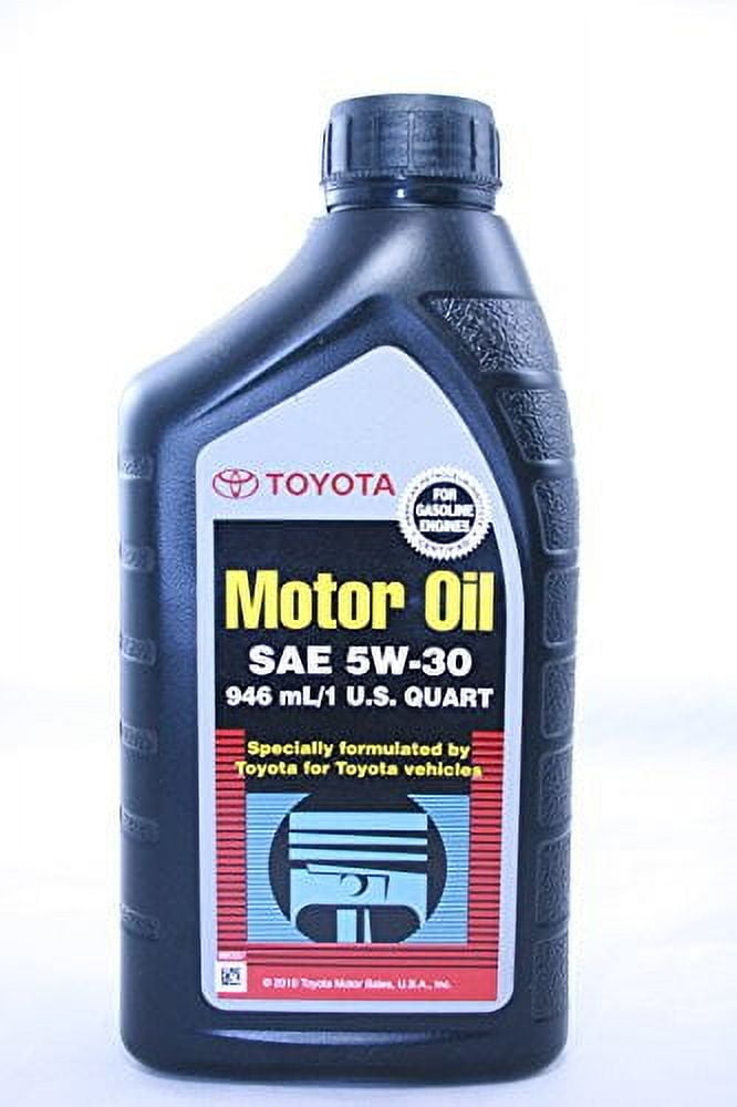 Toyota Genuine Motor Oil, SAE 5W30 Oil 1 Quart - Walmart.com