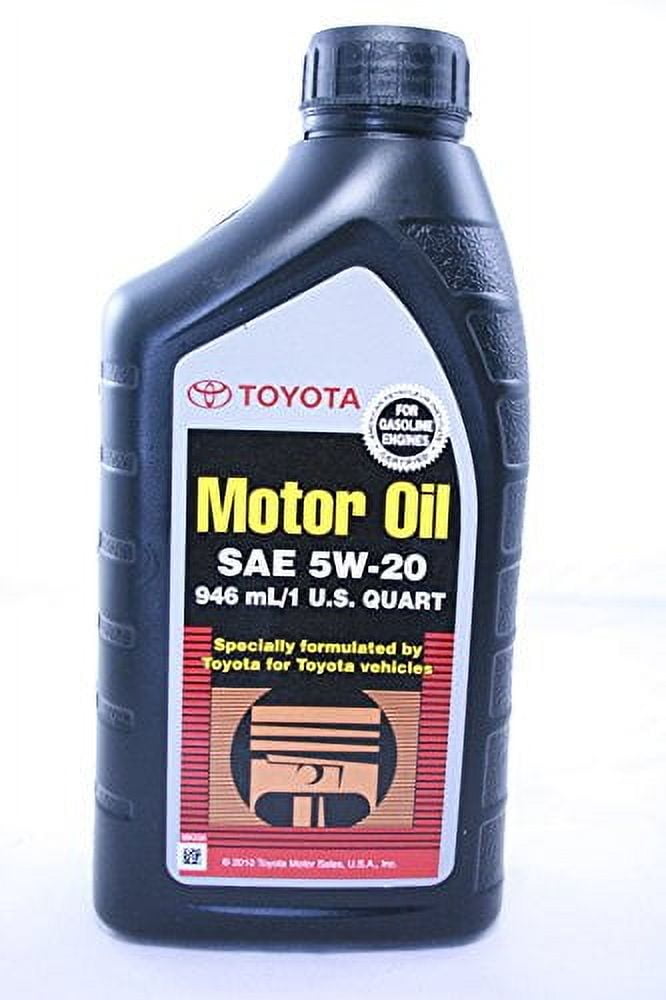 Toyota Genuine SAE 5W-20 946 ML Motor OIl 1 QUART (PACK OF