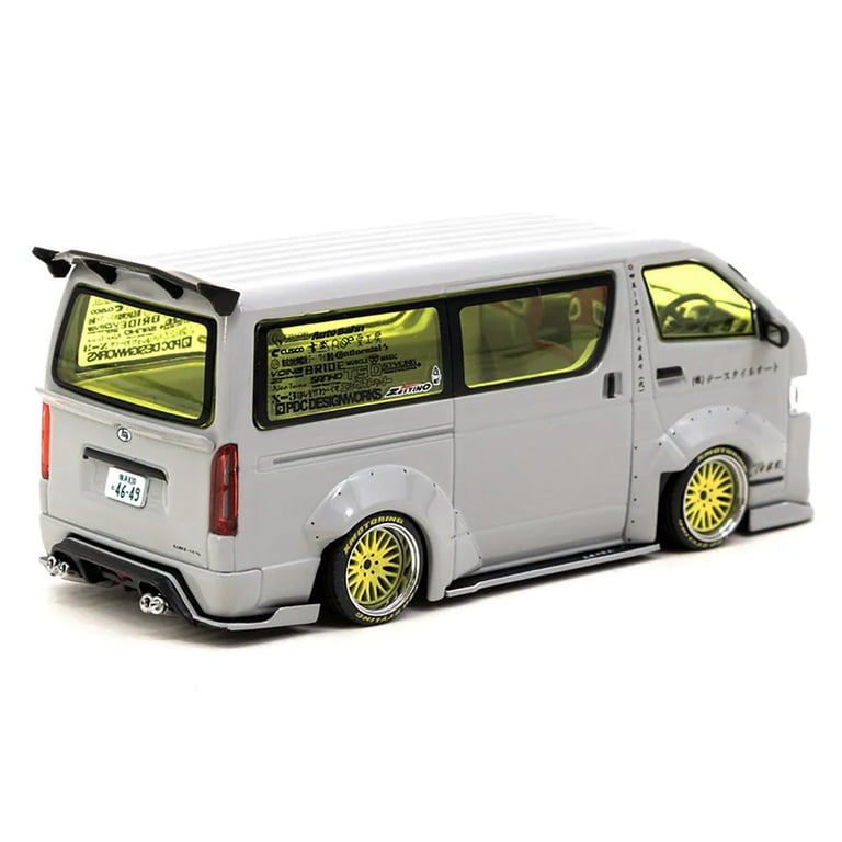 ターマックワークス Toyota Hiace Widebody 1/43 Tarmac Works 1/43 Toyota Hiace Widebody Brown - HOBBY43
