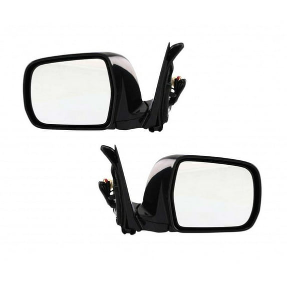 For Toyota Highlander 2001-2007 Door Mirror Driver and Passenger Side | Pair | Power | Non-Heated | Paint To Match | Replacement For TO1320200, TO1321200 | 87961-48150, 8791048150C0