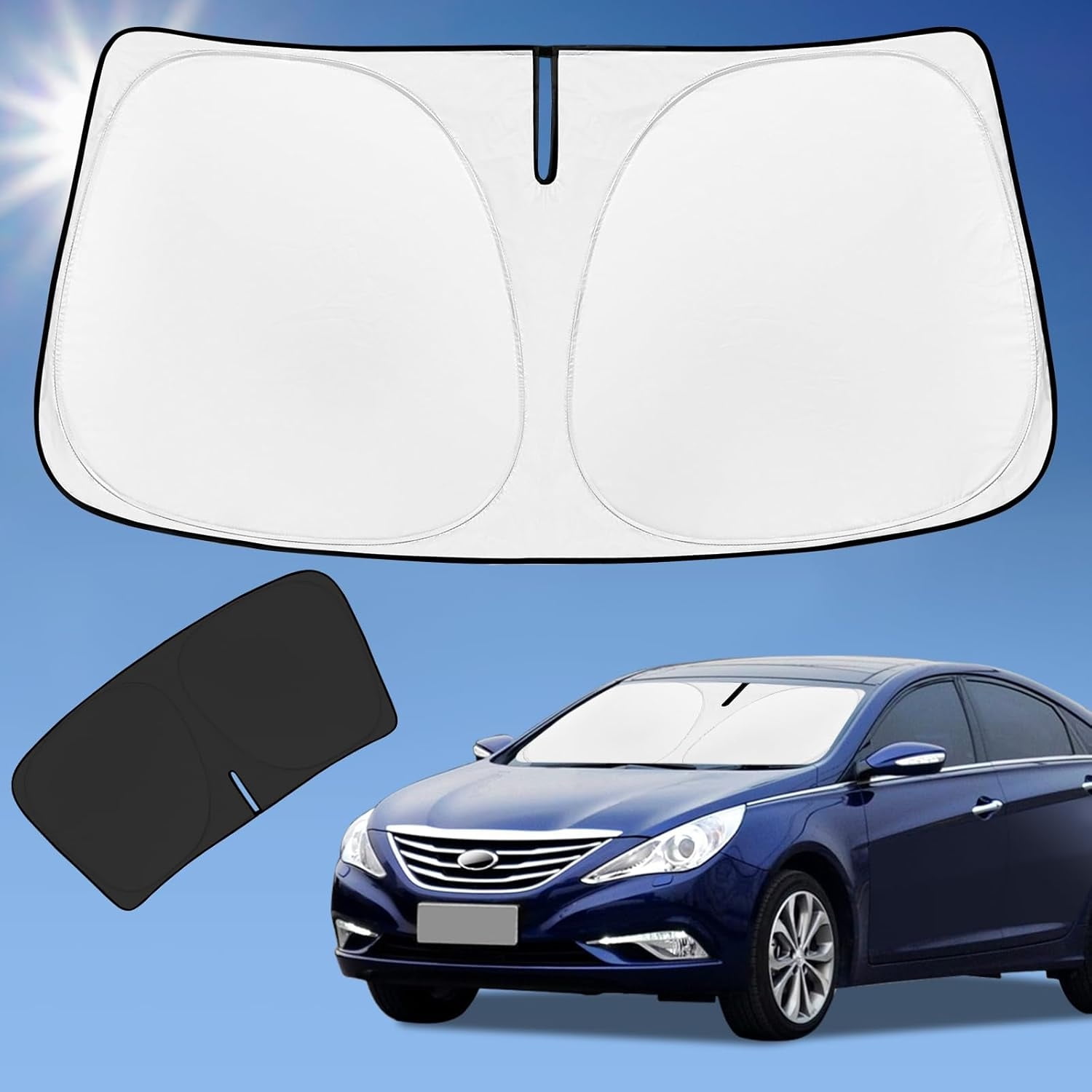 for Toyota Highlander 2020-2024 2025 Sun Shade Sunshade Windshield ...