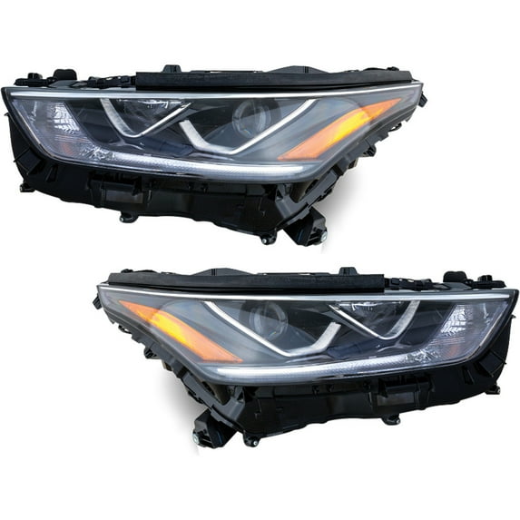 For Toyota Highlander 2020 21 22 23 2024 Headlight Driver and Passenger Side | Pair | LED | Projector | Replacement For TO2502294, TO2503294 | 81150-0E530, 81110-0E530