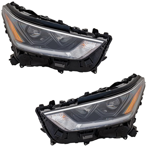 For Toyota Highlander 2021 Headlight Driver and Passenger Side | Pair | CAPA Certified | LED | LE/XLE | Replacement For TO2502302, TO2503302 | 81150-0E420, 81110-0E420