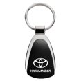 thumbnail image 1 of Highlander Black Teardrop Key Fob Keychain, 1 of 2