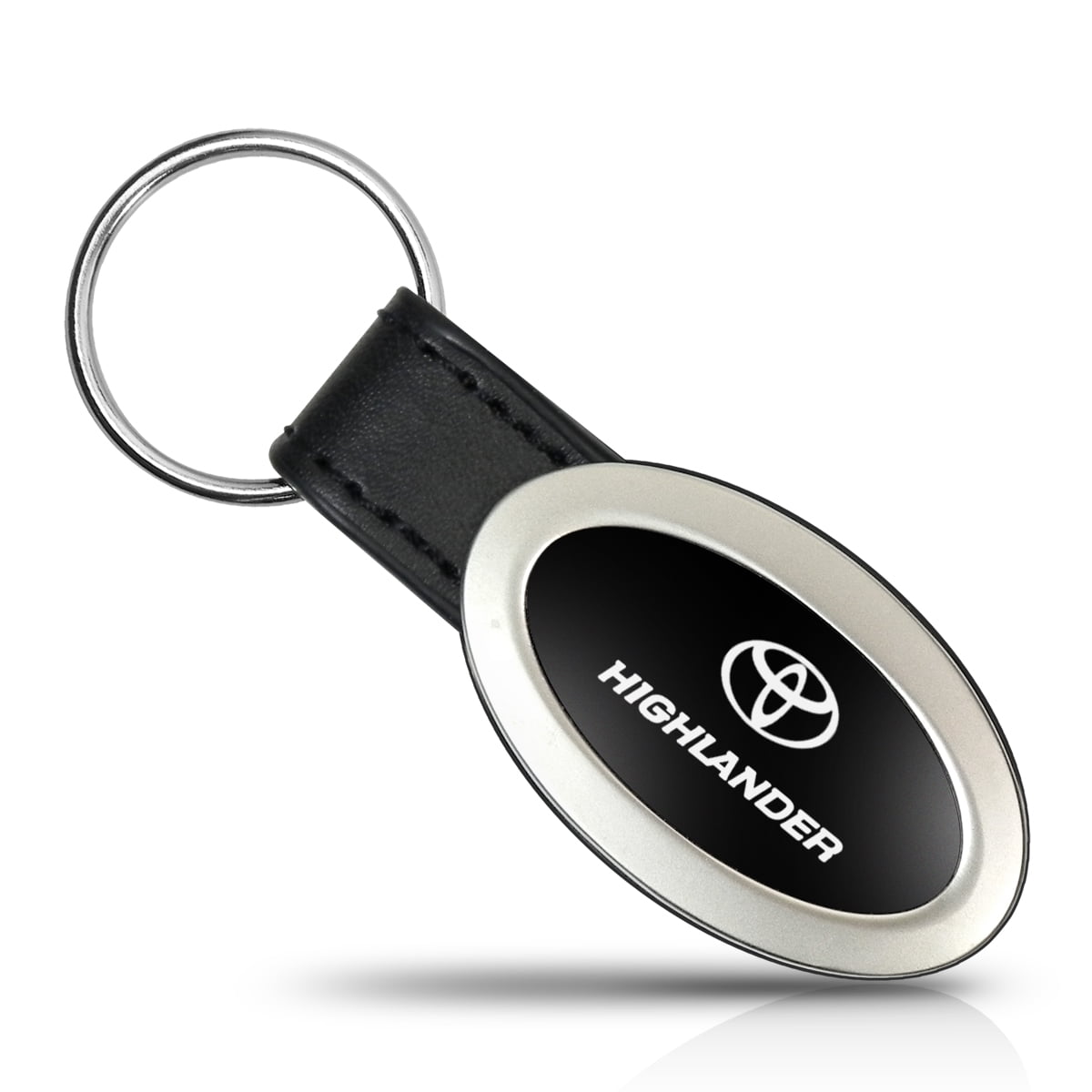 Toyota Highlander Oval Style Metal Key Chain Key Fob - Walmart.com