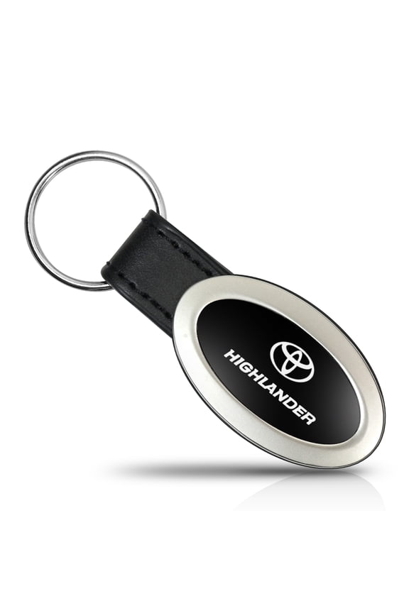 Highlander Oval Style Metal Key Chain Key Fob