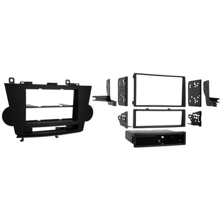 Metra - Dash Kit for Select 2008-2012 Toyota Highlander DIN DDIN - Black