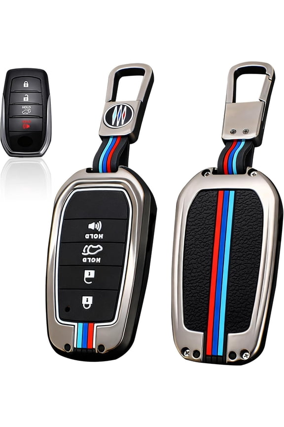 Key Fob Cover Compatible with Toyota Camry Tacoma RAV4 Highlander Tundra Corolla Cross Prius Keychain Case Holder Protector,1