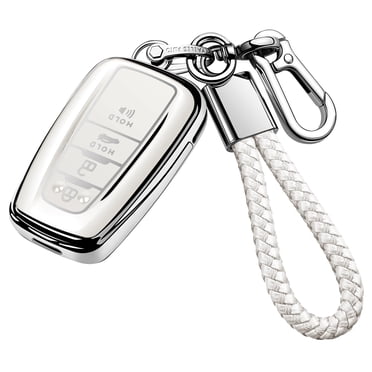 Lcyam Key Fob Cover Compatible With Toyota Camry/Corolla/RAV4