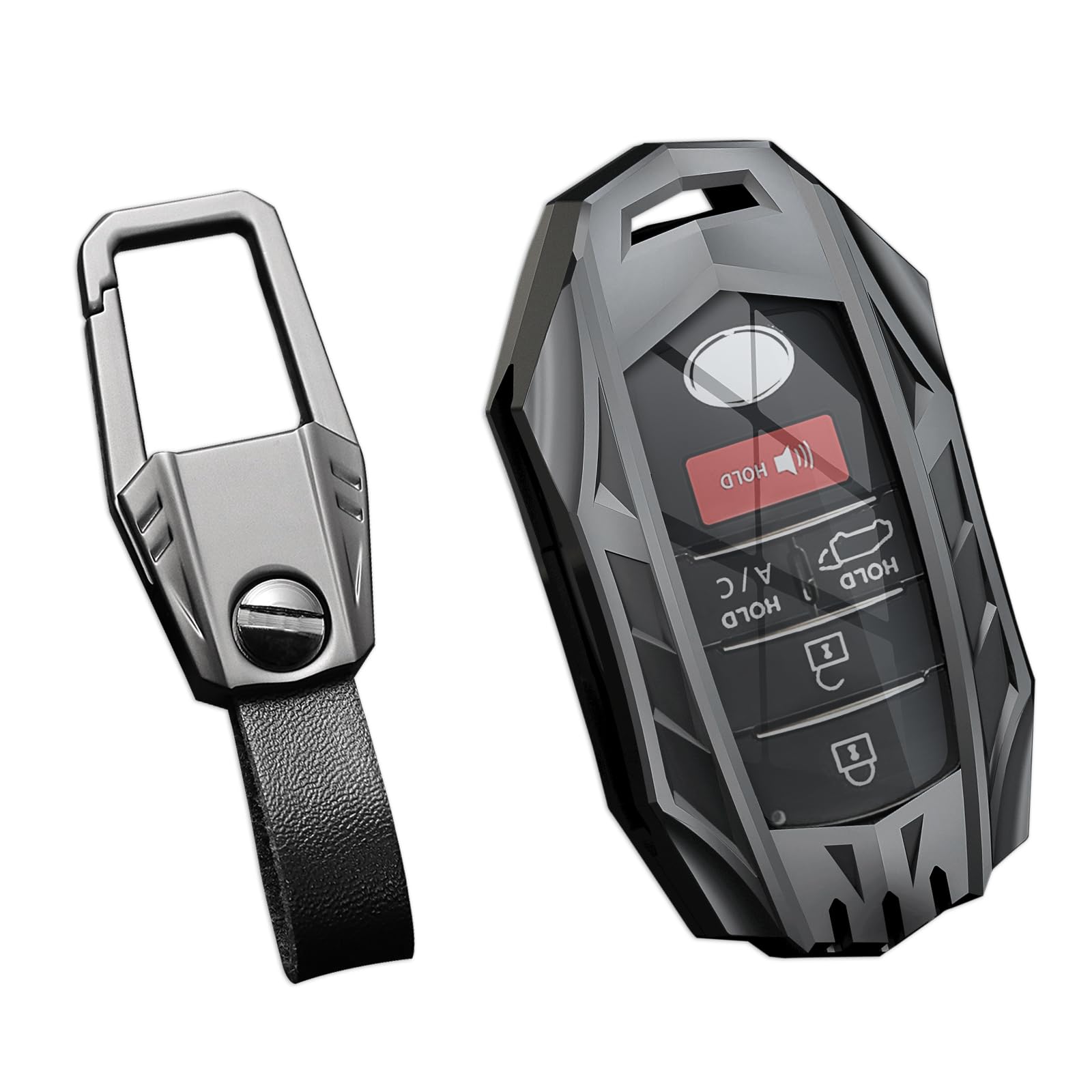Prime Key Fob for Toyota Key Fob Cover,Keychain,Zinc Alloy Protection Car Key Case ...