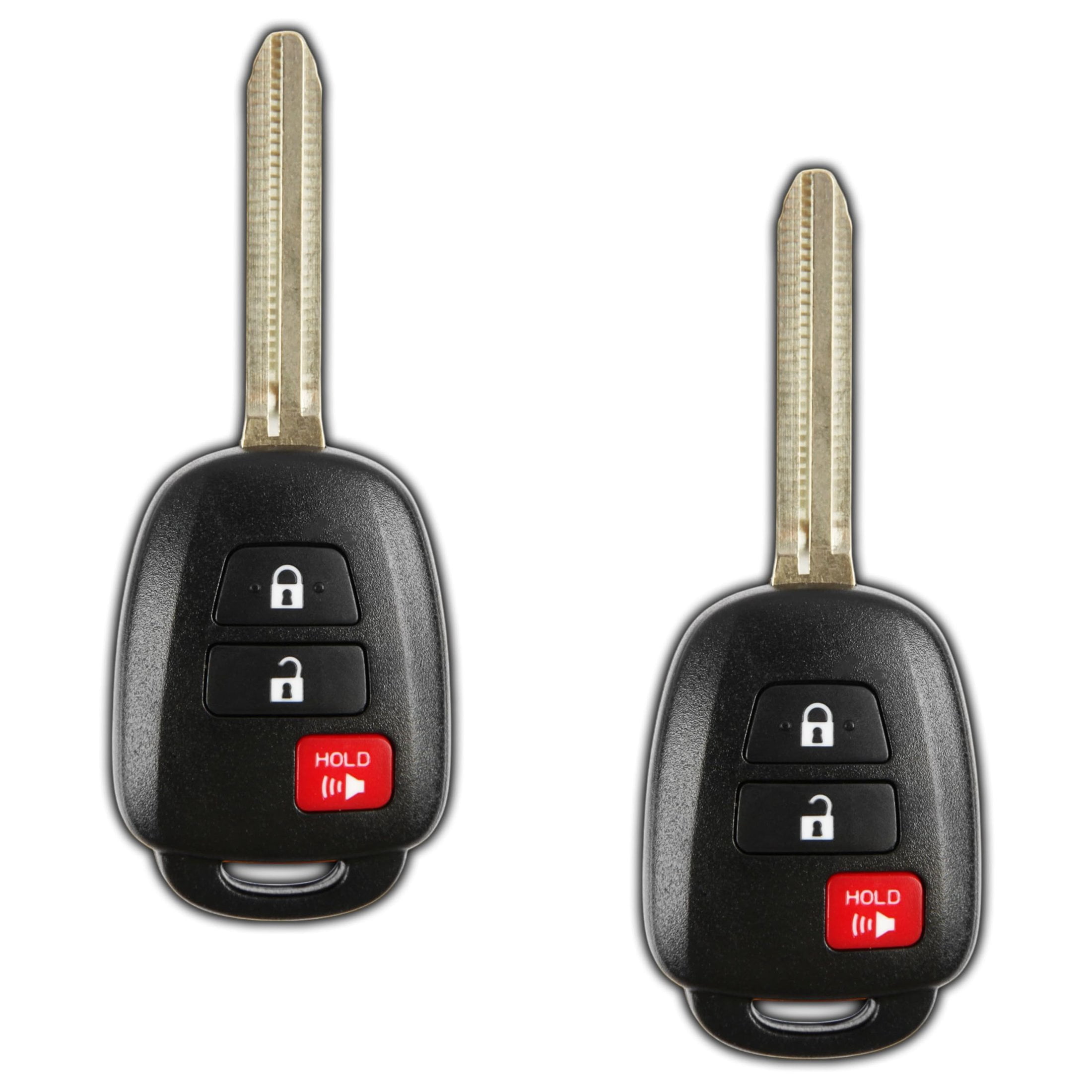 Toyota Key Fob Replacement Set for Prius C Rav4 Tacoma Camry 3-Button ...