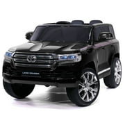 Toyota Land Cruiser 12V Kids Ride-On Car with R/C Parental Remote, LED Lights, MP3 Player, Safety Seatbelt