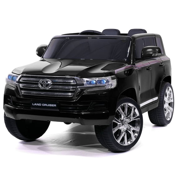 Toyota Land Cruiser 12V Kids Ride-On Car with R/C Parental Remote, LED Lights, MP3 Player, Safety Seatbelt