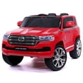 thumbnail image 1 of Toyota Land Cruiser 12V Kids Ride-On Car with R/C Parental Remote, LED Lights, MP3 Player, Safety Seatbelt, 1 of 10