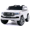 thumbnail image 1 of Toyota Land Cruiser 12V Kids Ride-On Car with R/C Parental Remote, LED Lights, MP3 Player, Safety Seatbelt, 1 of 10