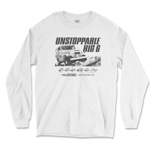 Toyota Land Cruiser Vintage Long Sleeve Tee Unstoppable Big 6