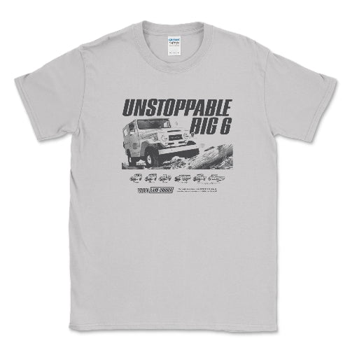 Toyota Land Cruiser Vintage T shirt Unstoppable Big 6
