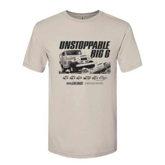 Toyota Land Cruiser Vintage T shirt Unstoppable Big 6