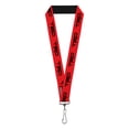 thumbnail image 1 of Toyota Lanyard, Toyota Racing Development TRD Logo Red Black, Elastic, 1 of 4