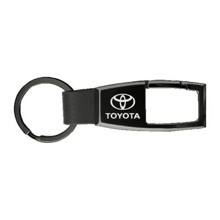 Toyota Black/Gold Refillable Pen and Metal Teardrop Keychain Gift Set