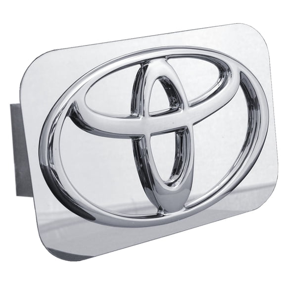 Toyota Logo Trailer Hitch Plug (Chrome)