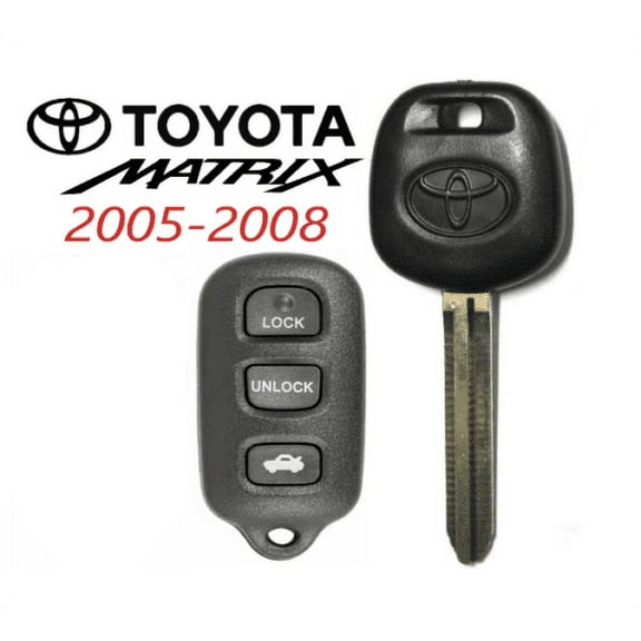 VLS Transponder Automotive Keys & Remote for Toyota Matrix 2005-08
