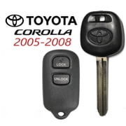 Toyota MATRIX 44D Transponder DOT Chip Key + 3 Button Remote GQ43VT14T VLS