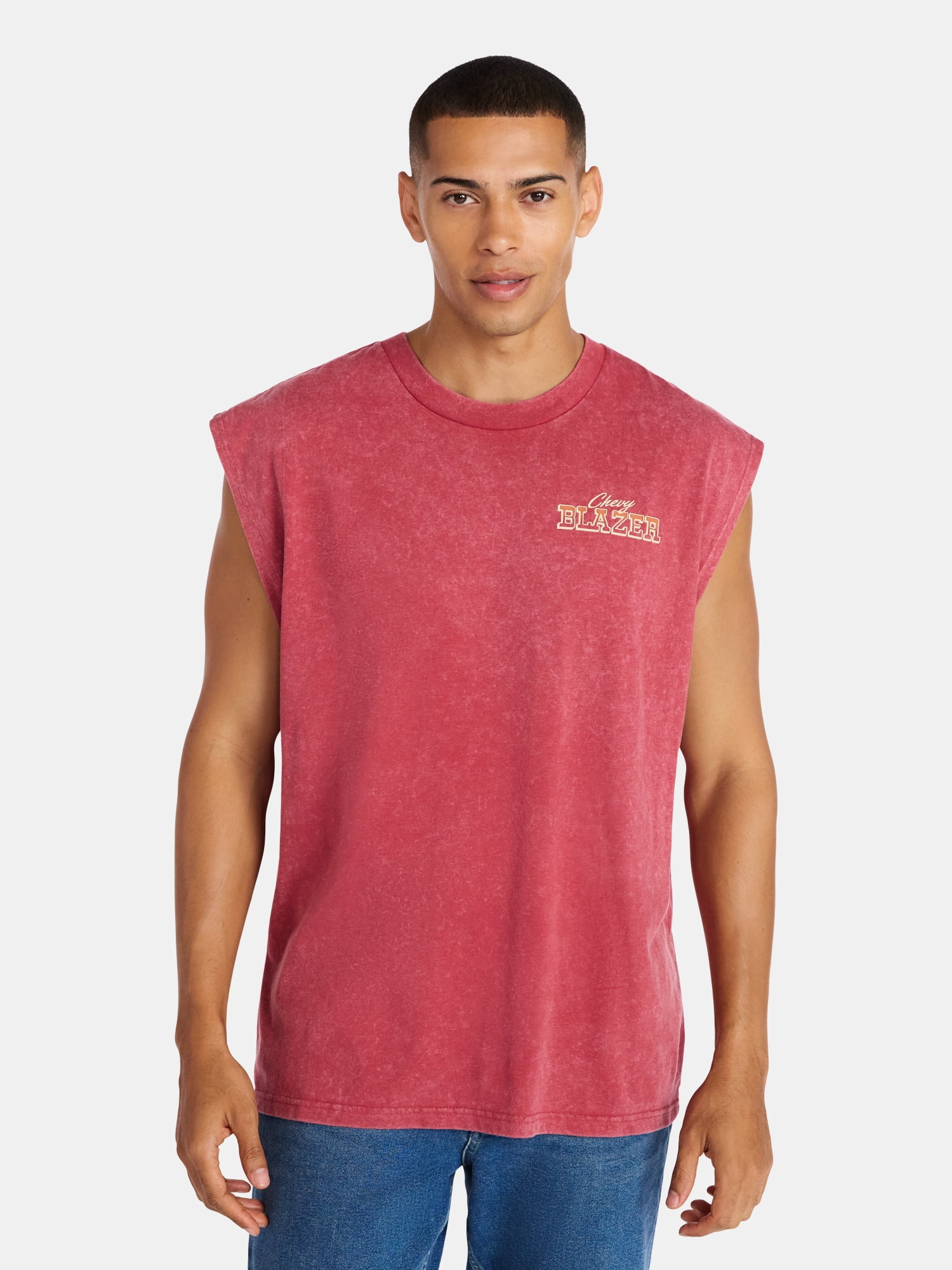 Toyota, Men's & Big Men's Graphic Muscle Tank, Chevy Blazer, Sizes XS-5XL