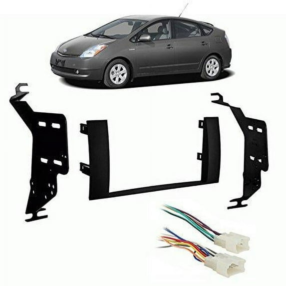 Toyota Prius 2004-2009 Double DIN Stereo Harness Radio Install Dash Kit