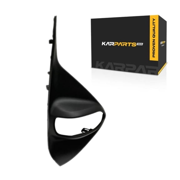 For Toyota Prius 2017 18 19 20 21 2022 Fog Light Bezel Passenger Side | Front | Textured Black | Made Of Plastic | Replacement For TO1039250 | 191275906279, 8148147130