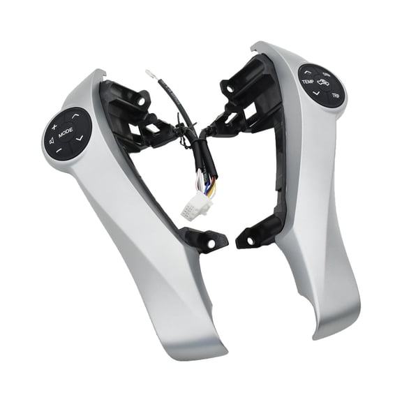 For Toyota Prius C 2012-2017 Steering Wheel Control Switch Button, Auto Steering Wheel Buttons Audio Phone Bluetooth Cruise Control Car Switches-silver