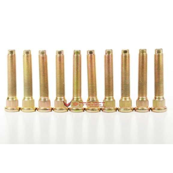 Toyota Prius C 50 mm Long Extended Wheel Lug Wheel Studs Wheel Bolts m 12 x 1.5 x 50 mm Year 2012-2019 1 Set (Pack of 10 pcs)