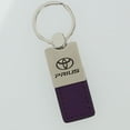 thumbnail image 1 of Toyota Prius Keychain & Keyring - Duo Premium Purple Leather, 1 of 7