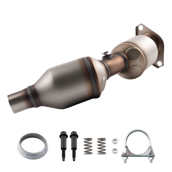 Toyota Prius/Lexus CT200h Catalytic Converter, 17410-37300, 16649, 570mm, Stainless Steel, Front Replacement for 2010-2015 1.8L L4 Engine, EPA OBD-II Approved