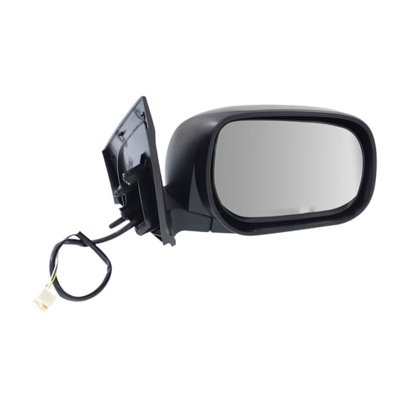 For Toyota RAV4 2006 2007 2008 Door Mirror Passenger Side | Power Glass | Non-Heated | Manual Folding Type | Paintable | Base Model | Replacement For TO1321234 | 8791042870