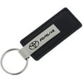 thumbnail image 1 of AutoGold Toyota RAV4 Black CF Carbon Fiber Leather Logo Key Chain Ring Tag Fob Lanyard KC1550.RAV, 1 of 3