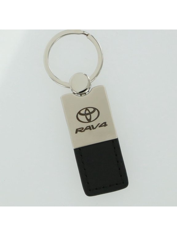 Toyota RAV4 Leather Key Ring (Black)