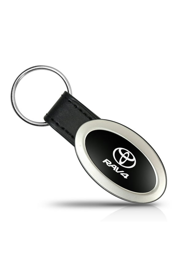 Toyota RAV4 Oval Style Metal Key Chain Key Fob