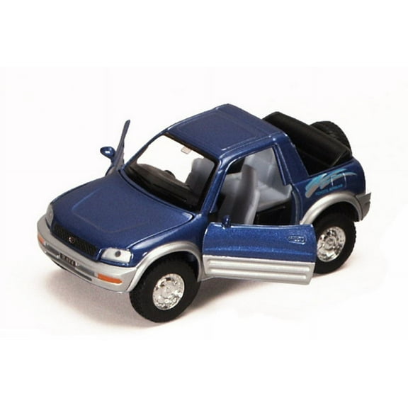 Toyota Rav4 Cabriolet, Blue - Kinsmart 5011D - 1/32 Scale Diecast Model Toy Car