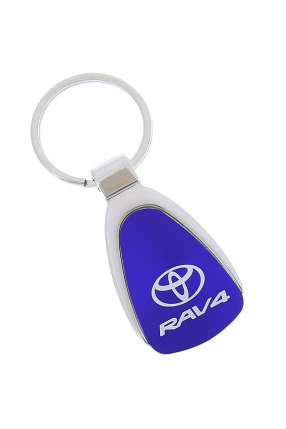 Toyota Rav4 Tear Drop Key Ring (Blue)