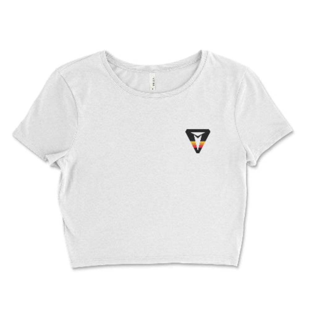 Toyota Retro Logo Womens Crop Top Iconic Style Redefined