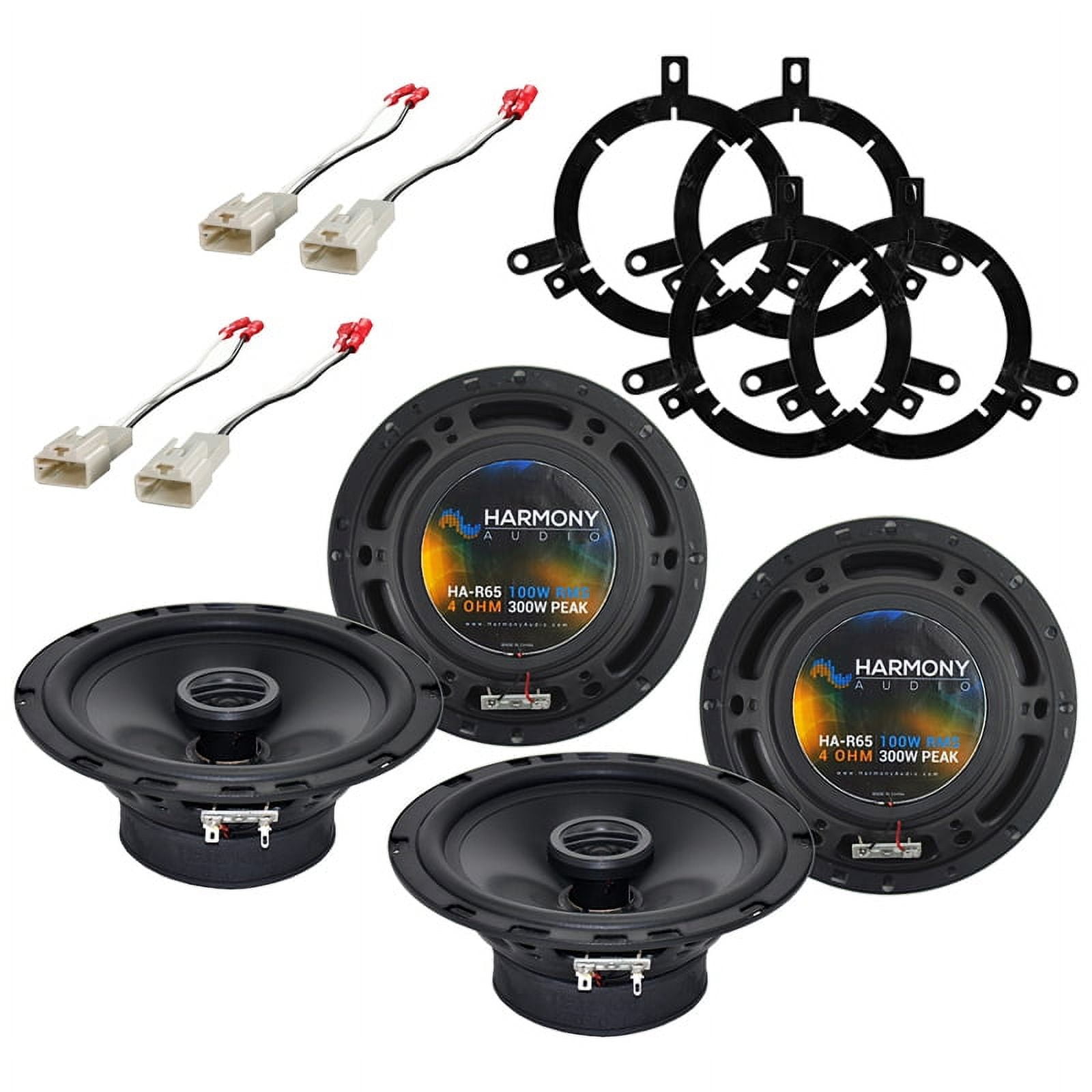 Harmony Audio R65 R69 Speaker Package – Toyota Echo 2000-2005 Replacement Upgrade - View #3