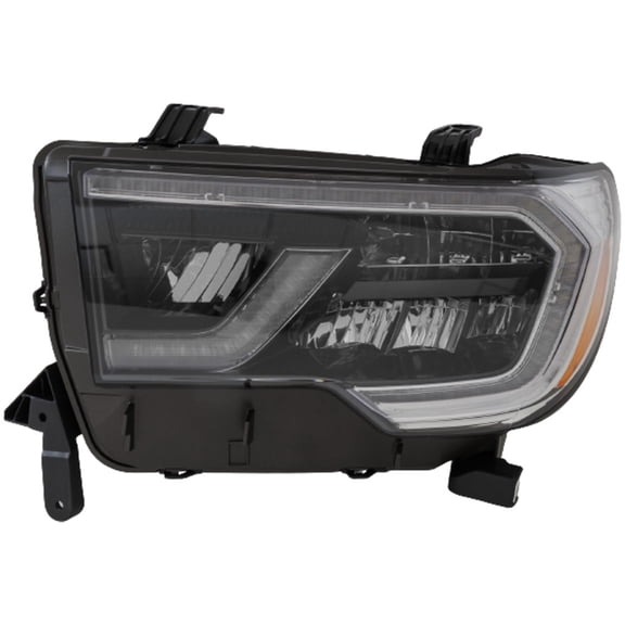 For Toyota Sequoia 2018 19 20 21 2022 OEM Headlight Assembly Driver Side | LED | Clear Lens | Platinum Model | Replacement For TO2502265 | 191275873809, 811500C150