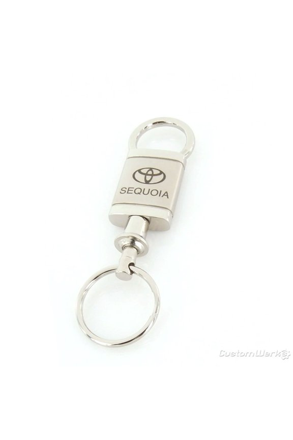 Toyota Sequoia Satin Valet Keychain (Chrome)