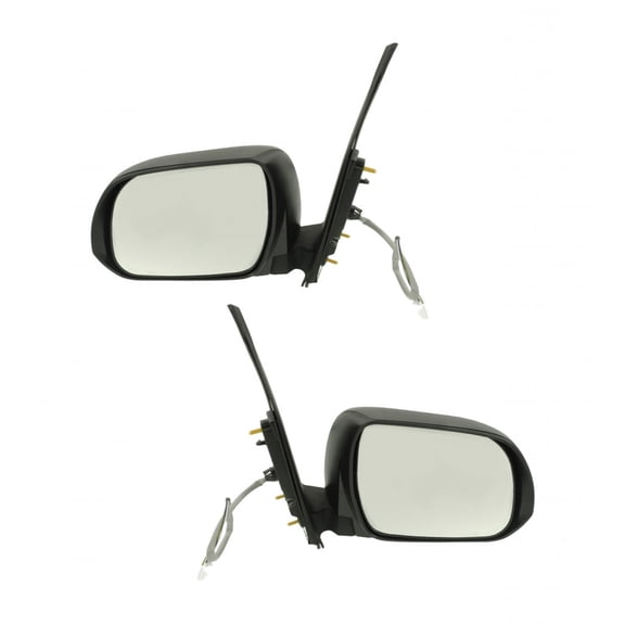 For Toyota Sienna 2011 12 13 2014 Door Mirror Driver and Passenger Side | Pair | Power | Non-Heated | Textured | Replacement For TO1320268, TO1321268 | 87940-08081, 8791008080