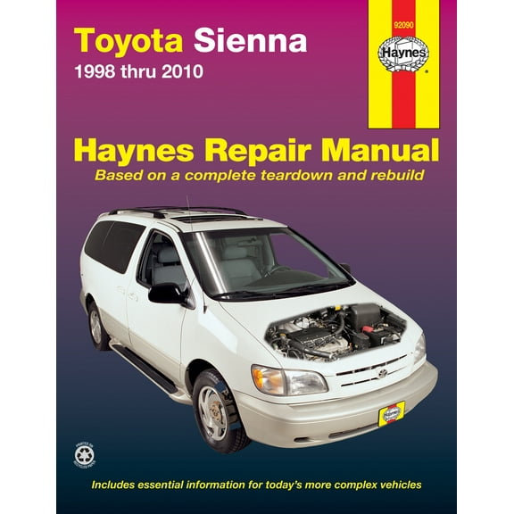 Toyota Sienna (98-10) Haynes Repair Manual ^