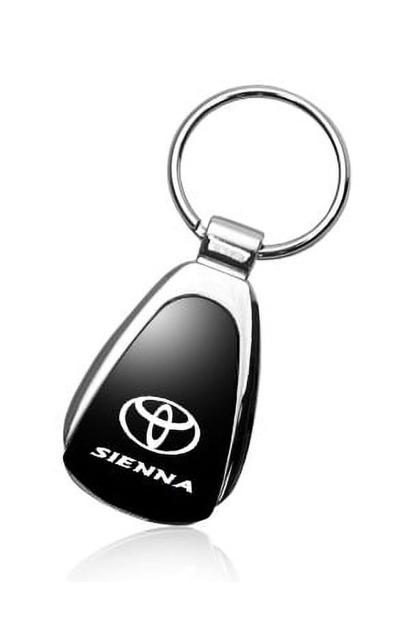 Toyota Sienna Keychain & Keyring - Black Teardrop