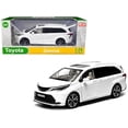 thumbnail image 1 of Toyota Sienna Minivan White 1/24 Diecast Model Car, 1 of 3